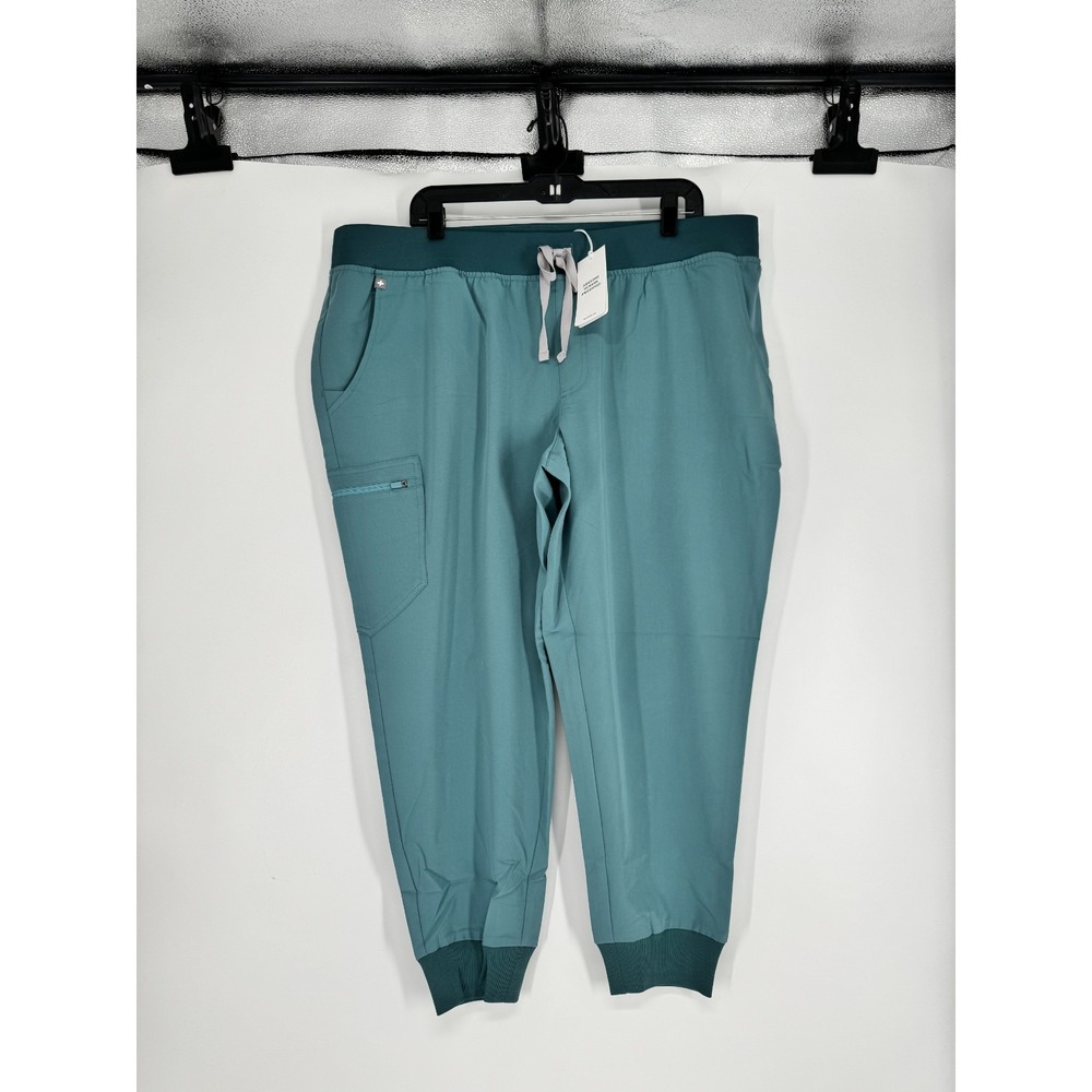 FIGS Technical Collection Zamora Joggers Scrub Pants Womens 3XLP 3XL Petite Blue